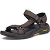 Skechers Marea Lomell Rip, Sandali Uomo, Rete Marrone, 42 EU