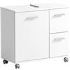 Schildmeyer Palermo 158814 - Mobile sottolavello, 65,1 x 32,0 x 60 cm, colore: Bianco opaco
