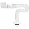 Fokroin Sifone da 11/4 pollici, Tubo Di Scarico Flessibile, Tubo Flessibile di Scarico per Lavabo, Sifone per lavandino, Semplice montaggio senza utensili, Tubo di Scarico con Chiusura Antiodore