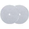 QUARKZMAN Diamante Lucidatura Pad 7 pollici 50 Grana Bagnato/secco Molatura per Pietra Cemento Marmo Da appoggio Da terra 2pz