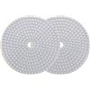 QUARKZMAN Diamante Lucidatura Pad 7 pollici 150 Grana Umettato/secco Molatura per Pietra Calcestruzzo Marmo Da appoggio Da terra 2pz
