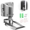 FENGCHUANG Fermaporta Pavimento Magnetico Argento Metallo Fermaporta Magnetici con Viti Autoadesive Nascoste Montaggio a Pavimento, in Acciaio Inossidabile Heavy