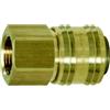 KS Tools 515.3485 Rubinetto Rapido in Ottone con Filettatura Interna, GIG, 1/2