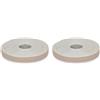 Corderie Italiane 006006503 Cintino in cotone 22 mm - 7,5 mt, beige/grigio perla (Confezione da 2)