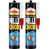 Pattex Millechiodi Esterni & Interni, Adesivo extra forte in cartuccia per montaggi esterni, Resistente colla per legno, ceramica, metallo, con presa immediata, 1x450g (Confezione da 2)
