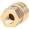 KS Tools 515.3483 Rubinetto Rapido in Ottone con Filettatura Interna, G1/4Ig