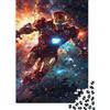 WQIRALFEX Iron Man 1000 Pezzi Di Puzzle PuzzlePuò Alleviare Lo StressRegali Per AdultiCartone Riciclato 100% Di Alta QualitàAdatto A Tutti Gli Adulti E Bambini 1000pcs (75x50cm)