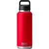 YETI Rambler Bottle Chug, Vacuum Insulated Stainless Steel Bottle with Chug Cap, Rescue Red, 46 oz (1.4 L)
