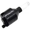 /N Smerigliatrice manuale per polvere con imbuto e bottiglia di vetro Powder Spice Grinder