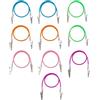 Gosknor 10pz Porta Bavaglini per Tovaglioli Dentali, Porta Bavaglini per Dentisti Silicone Catena Colorata Collo con Clip in Metallo Accessori Anziani Adulti per Clinica Dentale Ristorante(5 Colori)