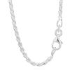 NKlaus vera catena d'argento 925 argento 925 catena d'argento 50cm 2,00mm 6,8gr 5698