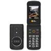 AGM M8 FLIP Telefono per Anziani,Telefono a Conchiglia con Tasti Grandi,Impermeabile/Antigoccia, SOS, Compatibilità con Apparecchi Acustici,Tastiera Grande, 4G Doppia SIM,IP68/69K