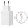 Okaywork 33W per Xiaomi Caricatore Rapido con Cavo USB C 2m, Caricabatterie rapido Adattatore Caricatore per Xiaomi 11 Lite/Mi 11i/10T Lite/Mi 10T Pro/Mi 10T/Redmi Note 13 5G 12S 11 11S 10 Pro etc