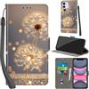 PHINIENLAND Cover per iPhone 11 custodia portafoglio Dente di leone | 3 scomparti carte, 1 tasca banconote, Chiusura magnetica, Supporto, Pelle PU flip cover per iPhone 11