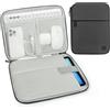 Dadanism 9-11 Tablet Borsa Imbottita per iPad (A16) 11, iPad Air 11 M4/M3, iPad Pro 11 M5/M4, iPad 10a Gen/Air 5 10,9, iPad 9/8/7a Gen 10,2, Galaxy Tab A11+ 11, Tab M11 11, Nero & Grigio