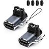 AIYEEN Adattatore di ricarica per orologio AIYEEN, adattatore USB C femmina-maschio porta di ricarica compatibile con Garmin Fenix 7/7S/7X/6/6X/6S, ecc., (90 gradi)