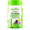 Equilibra Integratori Alimentari, 13 Erbe, Integratore a Base di un Mix di Erbe, con Fibra d'Avena, per la Regolarità del Transito Intestinale e l'Eliminazione dei Gas, 100 Compresse