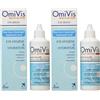 Omivis Bagno Oculare (con Acido Ialuronico Ed Aloe Vera) Per L'igiene E L'idratazione, Bianco, 100 ml (Confezione da 2)