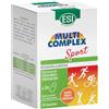 ESI, Multicomplex Sport, Integratore Alimentare di Sali Minerali per Sportivi con Potassio, Magnesio e Sodio, Contrasta l'Affaticamento e Restituisce Energia, Senza Zuccheri, 24 Bustine