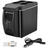 Generic Mini frigorifero piccolo frigorifero 12 V frigorifero congelatore riscaldatore 6L Mini auto congelatore raffreddamento e riscaldamento, frigorifero elettrico portatile Icebox
