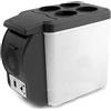 Generic Mini Frigorifero Piccolo Frigorifero Mini Frigorifero Auto Doppio Uso Bevande Cooler Warmer ABS Portatile Outdoor Travel Freezer