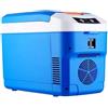 Generic Mini frigorifero Piccolo frigorifero Frigorifero per auto 10L Mini frigorifero Auto Casa Frigorifero a doppio uso Frigorifero da campeggio all'aperto (Colore: Blu)
