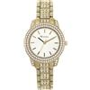 Ravel Plus - Orologio Gioiello da Donna con Cassa Rotonda da 32 mm e Pietre Preziose - Analogico Quarzo -RPJ002L - Oro