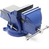 Wiltec Morsa da banco 125m con incudine e ganasce di serraggio Light Duty per impieghi leggeri