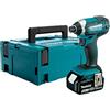Makita Dtd152T1J - Avvitatore a impulsi 165 Nm Lxt 18 V + 1 batteria agli ioni di litio Bl1850B + cofanetto Makpac