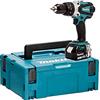 Makita DHP458Z - Trapano avvitatore a percussione 91 Nm Lxt 18 V + 1 batteria 18 V 3 Ah Li-Ion Bl1830B + cofanetto Makpac