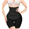KUMAYES Guaina Pancera Contenitiva Donna Pancia Piatta Intimo Contenitivo Modellante Vita Alta Mutande Dimagrante Snellente Body Shaper Senza Cuciture (Nero, S)