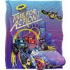 LOGOVISION Batwheels Time For Action Coperta super morbida al tatto setoso - 152 x 127 cm
