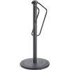 Metaltex Rollstop Lava Portarotolo da cucina - nero opaco antiscivolo