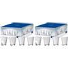 Villeroy & Boch - Dressed Up Bicchiere Da Acqua Set di 8 Trasparente, Lavabile in Lavastoviglie, Bicchieri Drink, Bicchiere di Succo, Set Bicchier, Cristallo