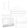 Interbaby - Set lenzuola minicla 50 x 80 cotone 100% | lenzuola per lettino | Include lenzuolo inferiore, piano di lavoro e federa per cuscino | Ideale per primavera, estate | stella luna multicolore