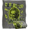 LOGOVISION Beetlejuice 2 (2024) Beetlejuice Beetlejuice Nightmare Material Coperta super morbida al tatto setoso - 152 x 127 cm