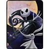 Northwest Disney Nightmare Before Christmas - Coperta con micro Raschel, 116,8 x 152,4 cm, follia della luna piena