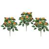 Flair Flower Bouquet di rose artificiali, 34 cm, set da 3 pezzi, rosa artificiale, fiori artificiali, bouquet di rose, bouquet di rose selvatiche, bouquet di fiori, decorazione per matrimoni,
