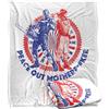 LOGOVISION Peacemaker The Vigilante Peace Stamp Coperta super morbida al tatto setoso - 152 x 127 cm