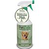 PetZolla Shampoo secco per cani senza risciacquo 750 ml Idrata e igienizza, Shampoo a secco per cani naturale con olio di neem, argan e timo, sicuro anche per cuccioli - Made in Italy