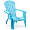 ipae progarden Poltrona da Giardino Colore Azzurro - Modello Dolomiti