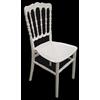 SICIGNANO Sedia NAPOLEON Bianca Classica per Cucina, Pranzo, Outdoor, Polipropilene, 40 cm (L) x 41 cm (P) x 90 cm (A), 3.885 kg