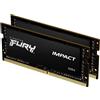Kingston SO DDR4 64GB PC 3200 CL20 Kingston KIT (2x32GB) FURY Impact Kit