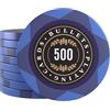 Bullets Playing Cards, Adriana - 25 chip da poker per set da poker, diversi valori, diametro 4 cm, peso 14 g (500)