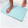 Pure 4Home - Tappeto bagno in pietra diatomite 60x40 cm, assorbente, asciugatura rapida, antiscivolo, carta vetrata per impurità e opacizzazione | Tappeto bagno assorbente (Verde turchese)