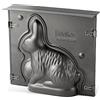 Zenker Stampo Tortiera 3D Coniglietto Pasquale 22,5x20cm in Acciaio Carbon Steel con Rivestimento Antiaderente (colore: nero), quantità: 1 pezzo Soggetto tematico per la Pasqua