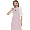 Encasa XO Encasa Homes Grembiule da Cucina Regolabile con Tasche e portasciugamani - 68x85 cm - Cotone Riciclato Ecologico, per la casa e Il Ristorante, Uomini e Donne, Cottura - Ticchettio rosso