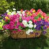 Weldomcor 12 mazzi di fiori artificiali per esterni, fiori artificiali come veri UV resistenti fiori artificiali per balconi per tombe, balcone, fioriera, veranda, giardino sospeso (6 colori)