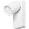 Miratic Lampada da Parete per Interni Lampada da Soffitto adatta alla lampadina GU10 max.12W (non inclusa) IP20 Ideale per casa e ufficio (su superficie - base rettangolare bianca)