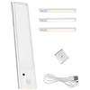 LA SUITE 08 STORE Luce Led Armadio, Luce Armadio Led Con Sensore Di Movimento Completa Di Piastrine Magnetiche E Biadesivo Per Fissaggio Senza Forare, Cavo Di Ricarica Usb-c Incluso